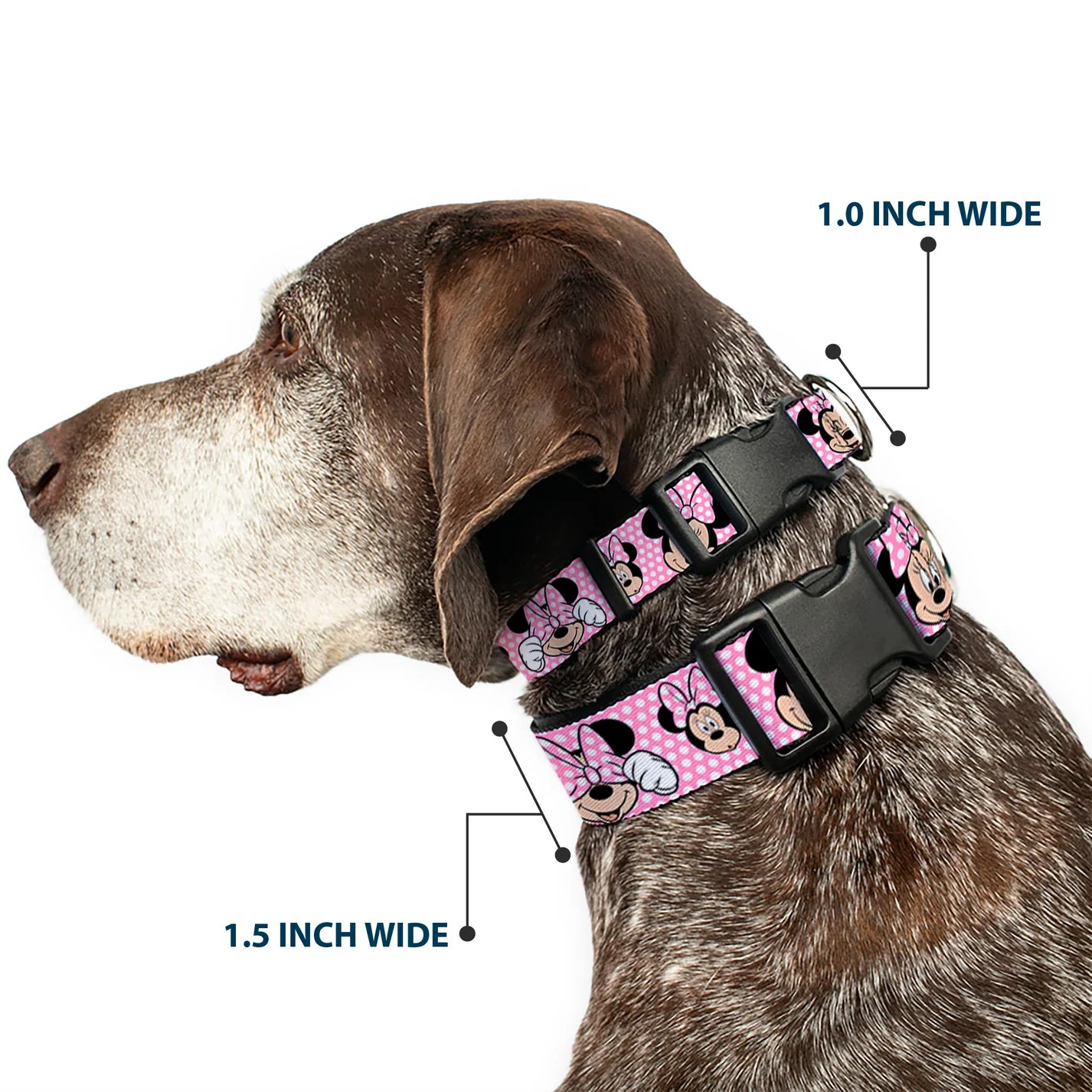 Minnie Mouse Expressions Polka Dot - Plastic Clip Collar