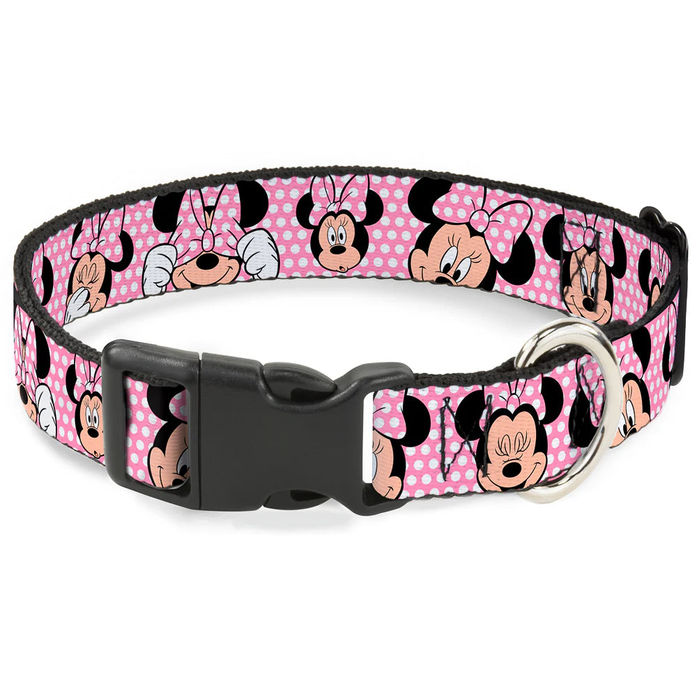 Minnie Mouse Expressions Polka Dot - Plastic Clip Collar