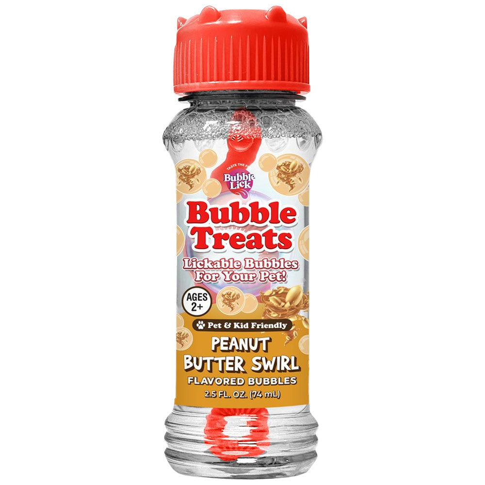 Edible bubbles for pets and kids. Flavors like Maple Bacon & Peanut Butter. Made in the USA with FDA-approved ingredients. Safe, tasty, and fun!