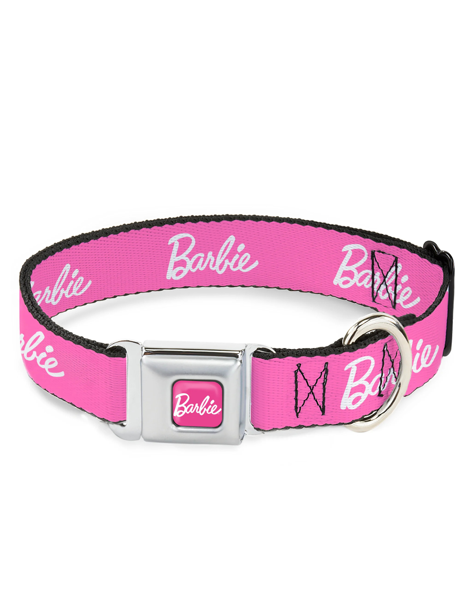 Barbie Seatbelt Buckle Collar, Pink