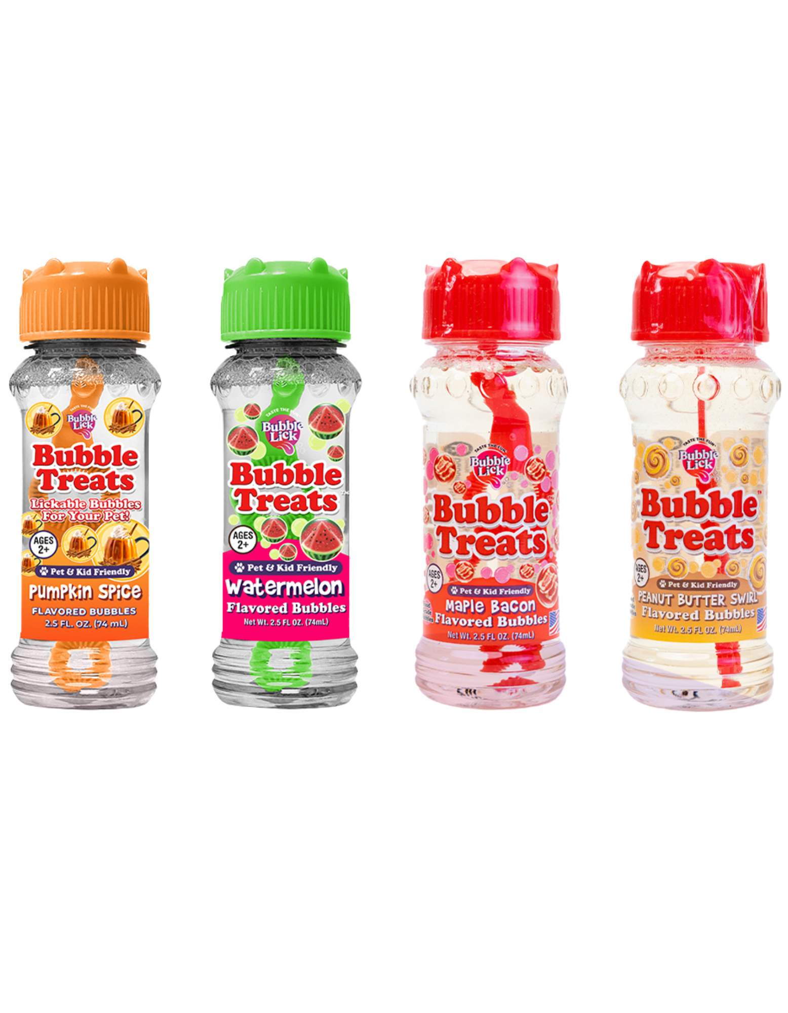  Edible bubbles for pets and kids. Flavors like Maple Bacon & Peanut Butter. Made in the USA with FDA-approved ingredients. Safe, tasty, and fun!