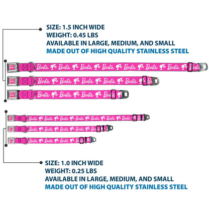 Barbie Seatbelt Buckle Collar
