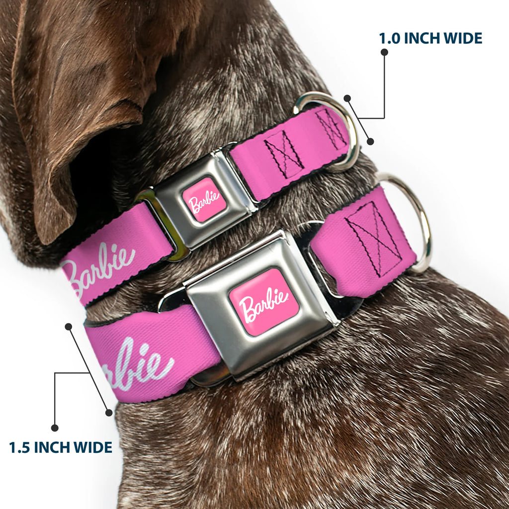 Barbie Seatbelt Buckle Collar, Pink