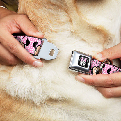 Minnie Mouse Expressions Polka Dot - Seatbelt Buckle Collar