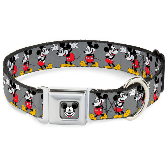Mickey Mouse Glasses Seatbelt Buckle Collar