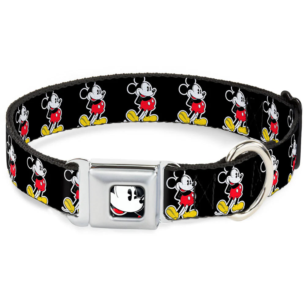 Classic Mickey Mouse Face - Seatbelt Buckle Collar