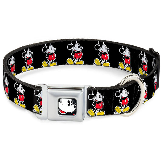 Classic Mickey Mouse Face - Seatbelt Buckle Collar