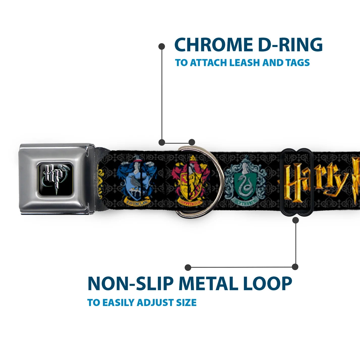 Harry Potter Seatbelt Buckle Collar