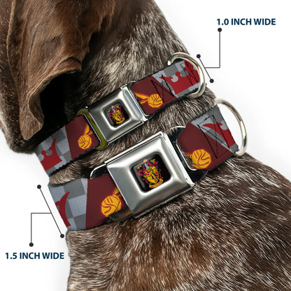 Harry Potter GRYFFINDOR - SeatBelt Collar Burgundy