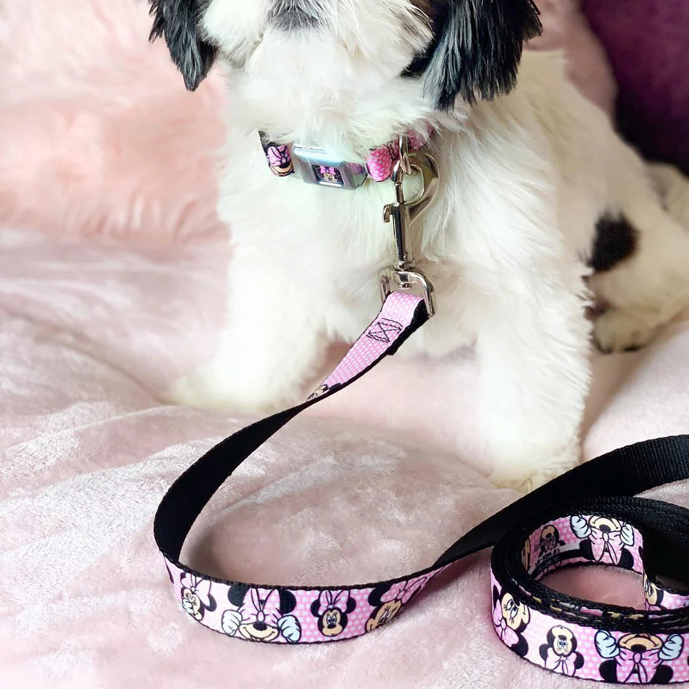 Minnie Mouse Expressions Polka Dot -Dog Leash