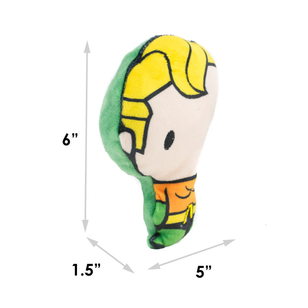 Officially Licensed Buckle-Down Squeaky Plush Toy — durable, high-quality canvas toy with a non-abrasive surface that’s gentle on your dog’s teeth. Features fun Warner Bros characters and a squeaker for endless playtime!