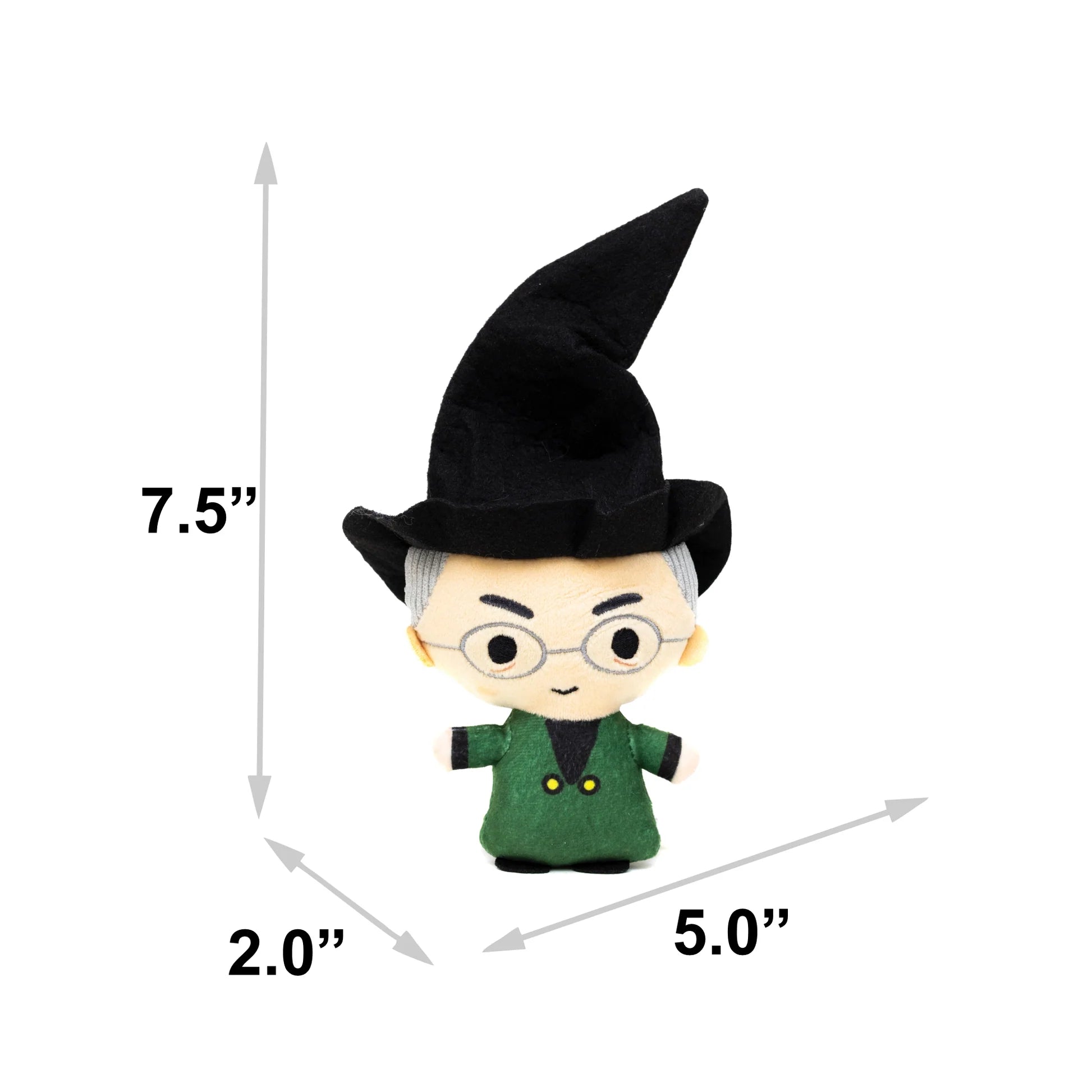 Harry Potter Professor Minerva McGonagall Toy is the ultimate playtime favorite for your pup!🐶

Made from durable, high-quality canvas with a&nbsp;non-abrasive surface that’s gentle on your dog’s teeth.

Each toy is filled with soft poly-fill and includes a fun squeaker to keep your furry friend entertained for hours.