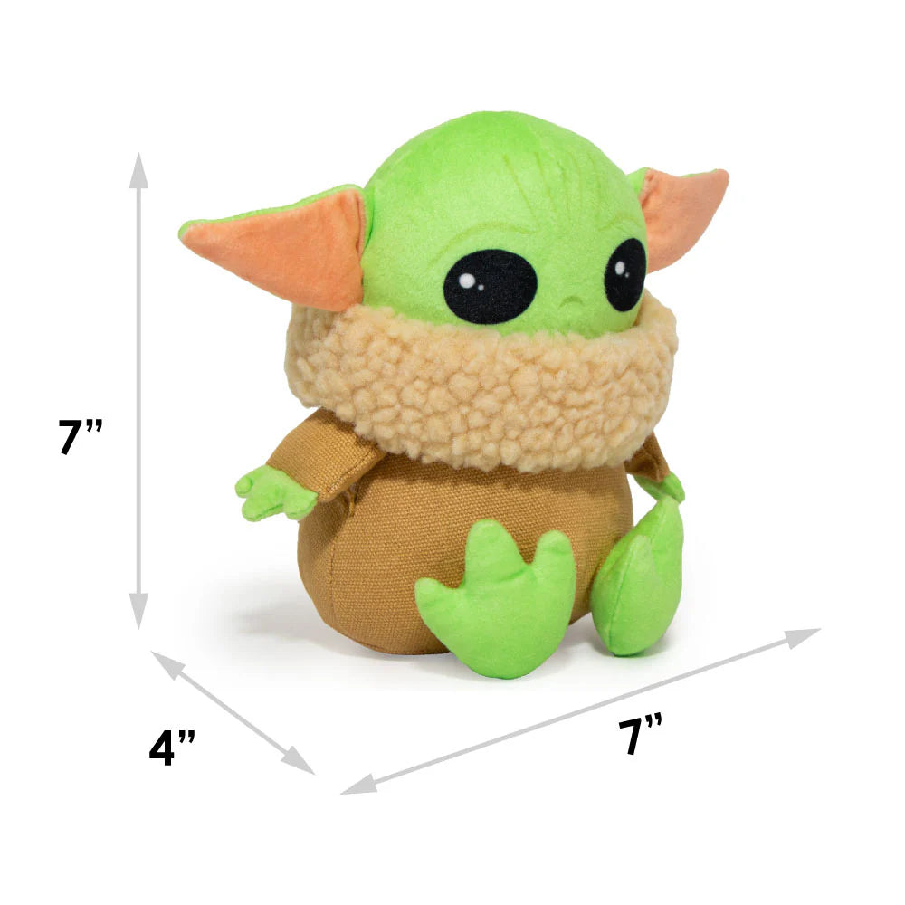 Our Star Wars Mandalorian The Child Toy is the ultimate playtime favorite for your pup!🐶
Made from durable, high-quality canvas with a non-abrasive surface that’s gentle on your dog’s teeth.
Each toy is filled with soft poly-fill and includes a fun squeaker to keep your furry friend entertained for hours.