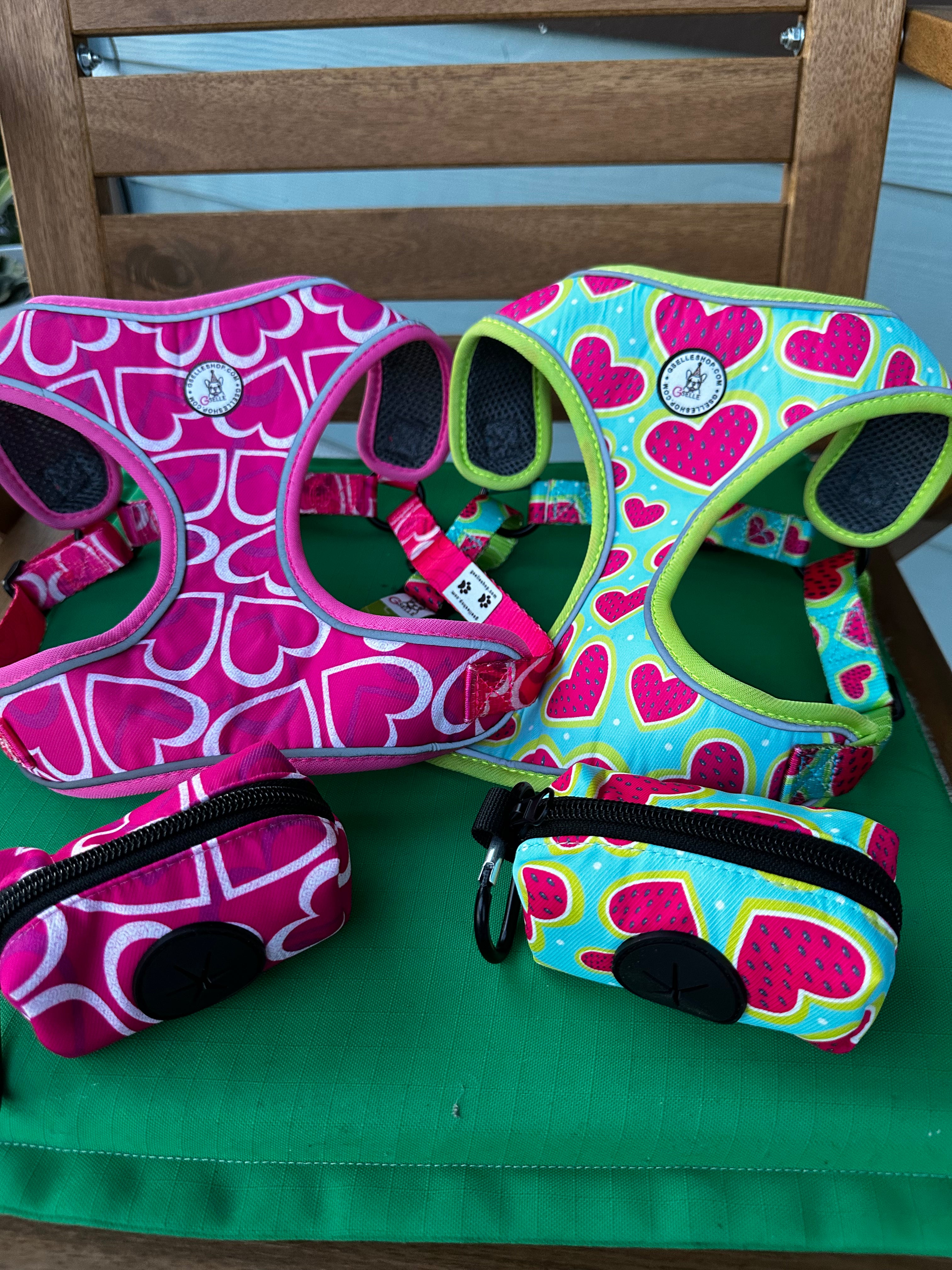 Melon Heart Dog Harness