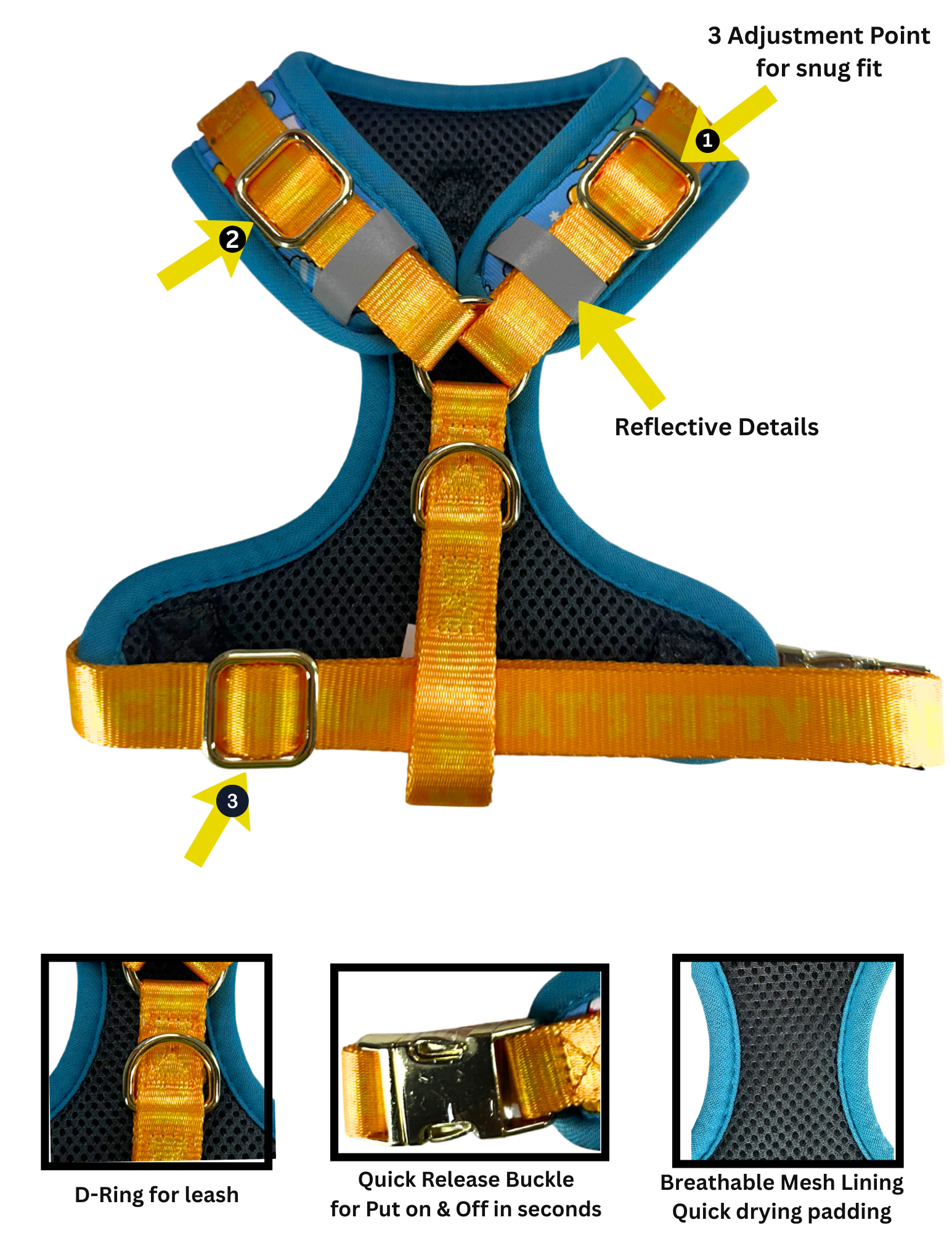 ICE CREAM Collection,  Adjustable Dog Harness, Leash & more...