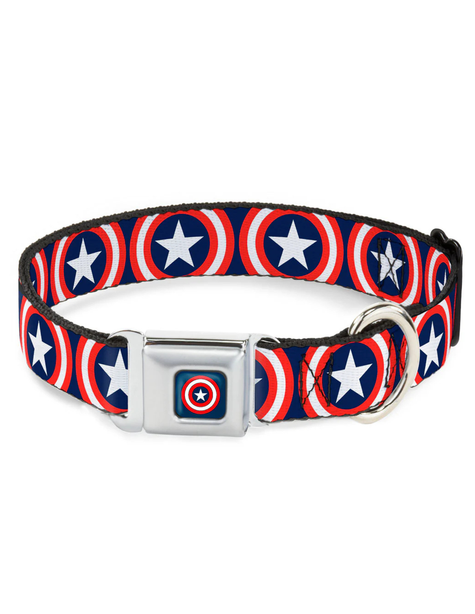 Captain America Shield, Seatbelt Buckle Collar
