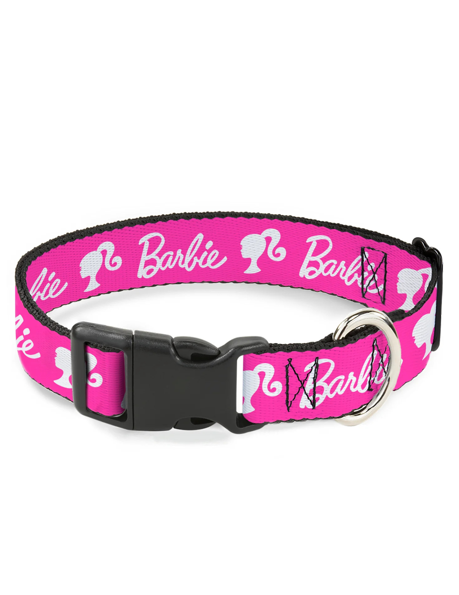 Barbie Plastic Buckle Collar, Pink