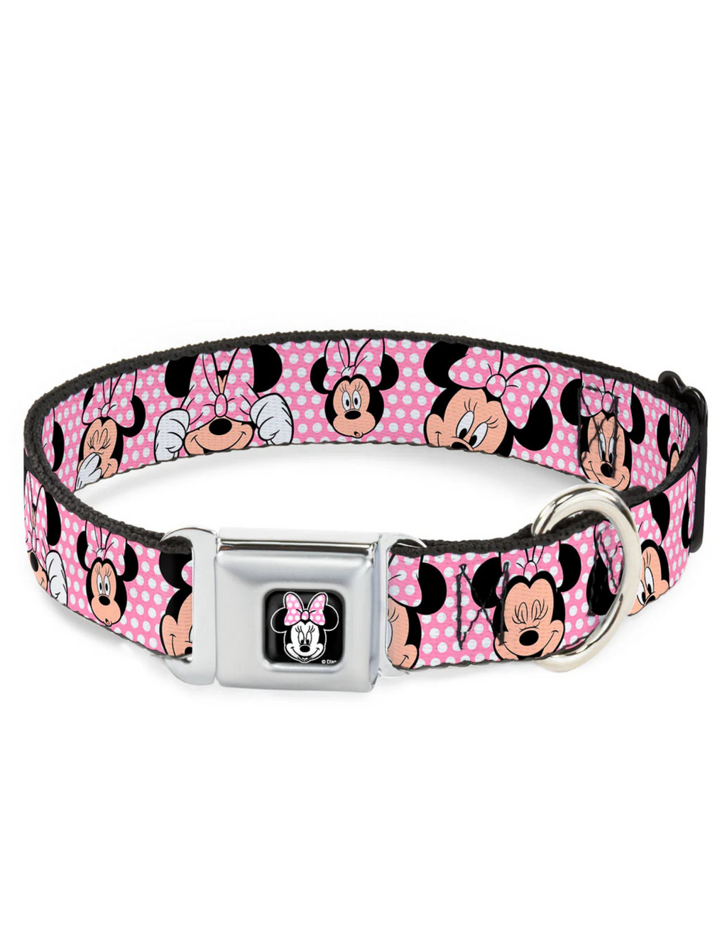 Disney Minnie Mouse Face Polka Dot, Seatbelt Buckle Collar