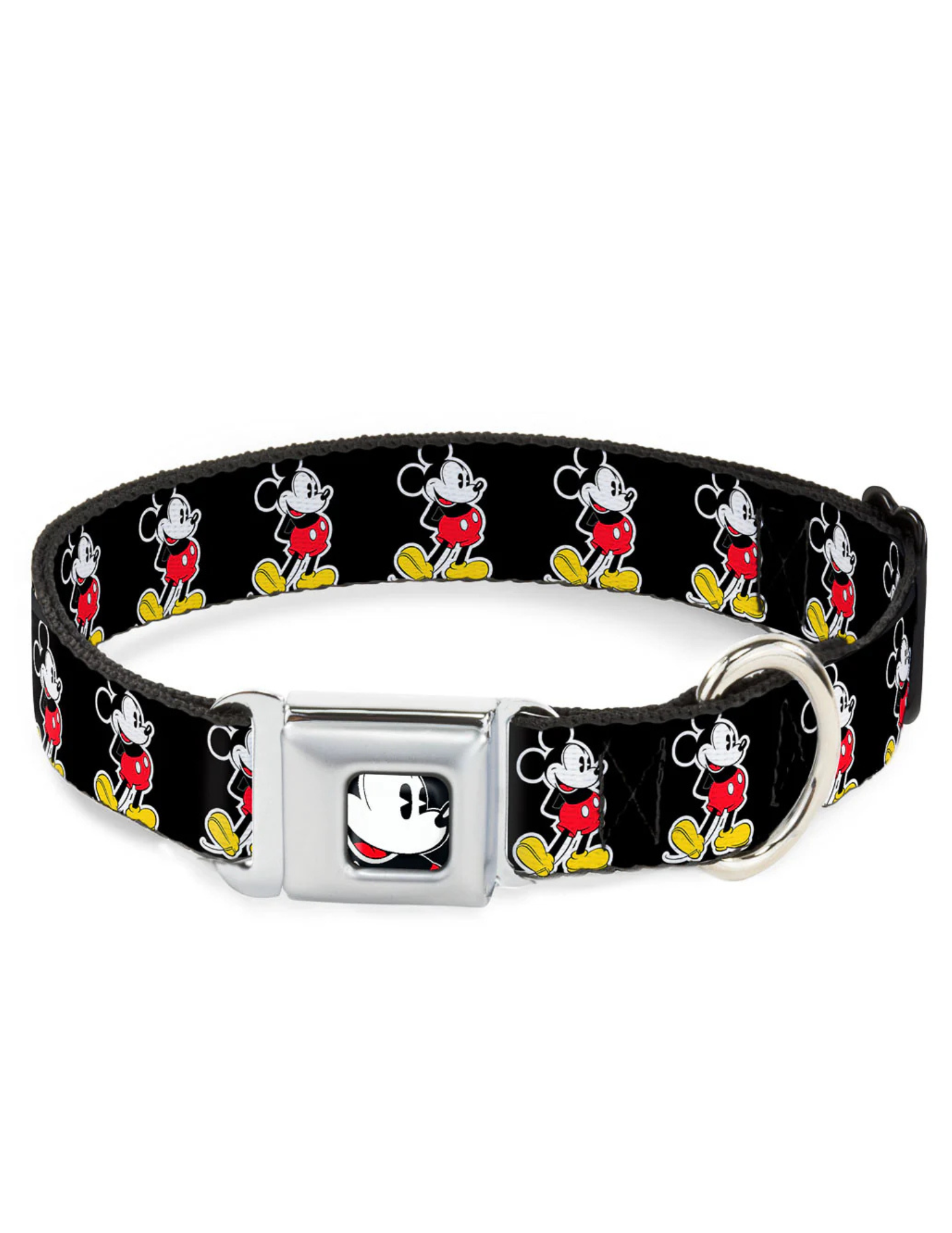 Disney Classic Mickey Mouse Face, Seatbelt Buckle Collar
