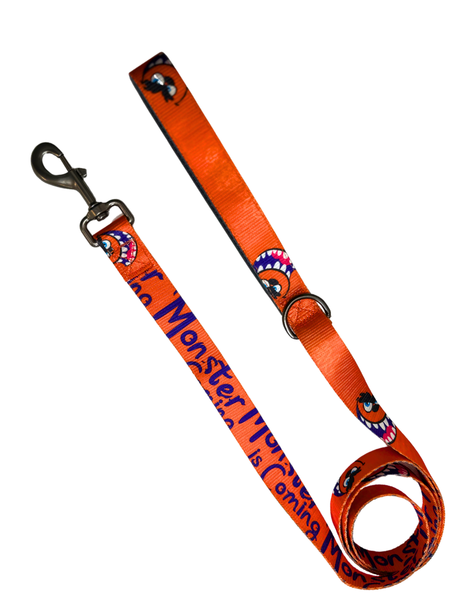 3 Piece Harness Set, Orange Monster Collection, No pull / No Choke