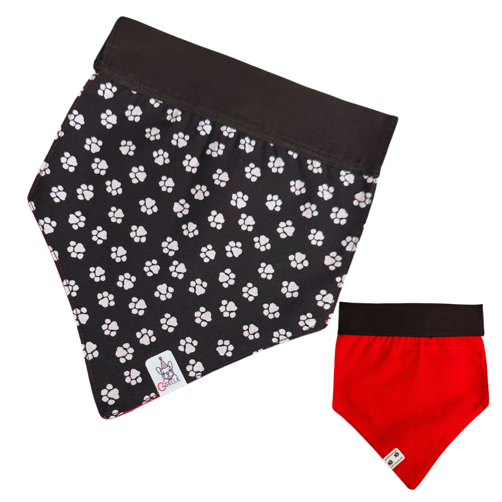 Reversible Slip-on Pet Bandanas