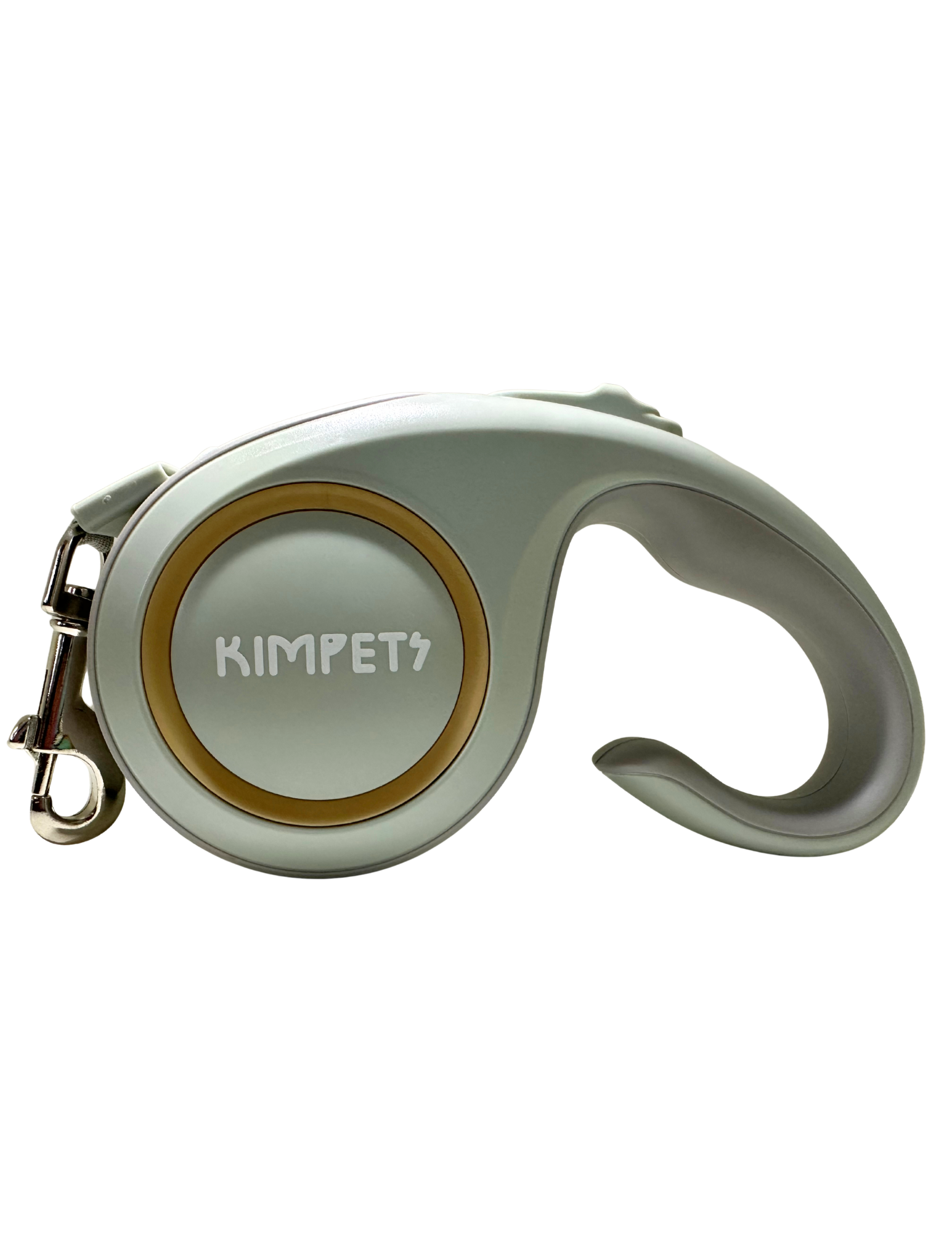 Retractable Dog Leash, green / white